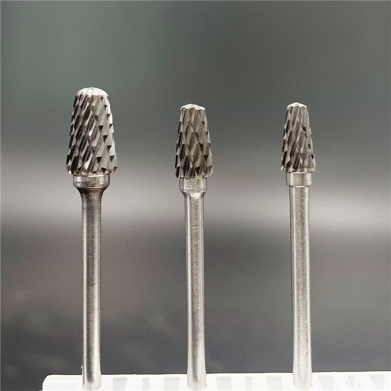 硬質合金旋銼鎢鋼銑刀雕刻金屬打磨頭合金銑刀鎢鋼磨頭2.35mm柄徑