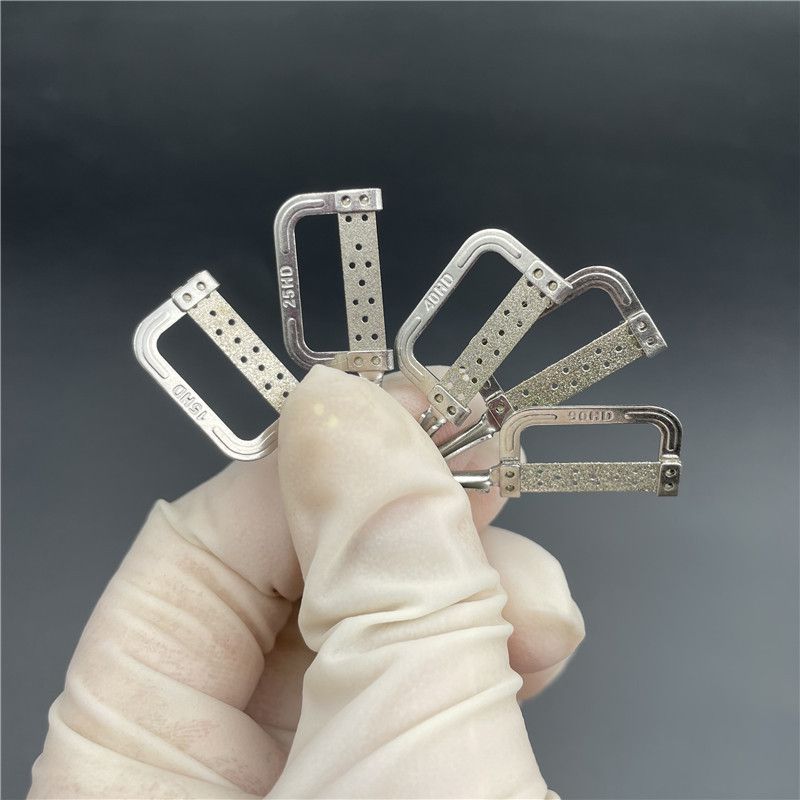 牙科正畸鄰面去釉片切 機用 手用套裝間隙鋸開縫牙齒打磨砂條拋光